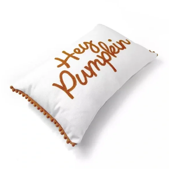 “Hey Pumpkin” Pillow - Bullseye's Playground - Picture 3 of 6